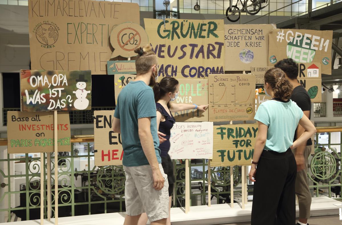 Klimaprotestbewegungen in Ausstellungen