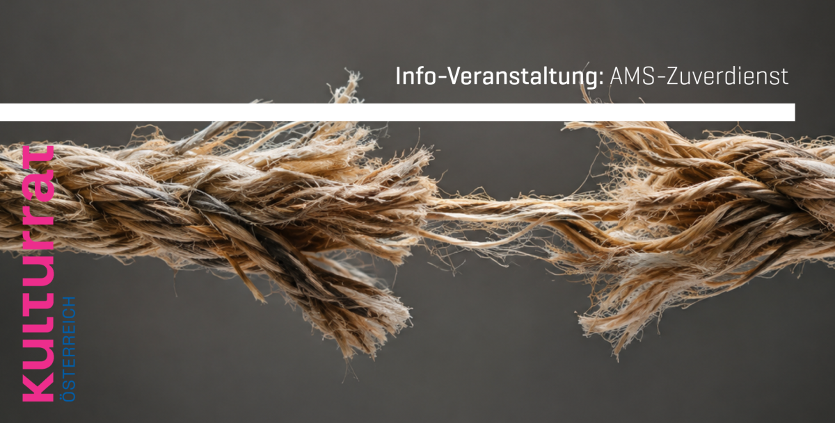 Information AMS Zuverdienst Zuverdienstverbot Künstlerin Künstler Veranstaltung